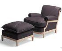 Classical Style Bedroom Hotel Lounge Chairs Environment Friendly Customized
