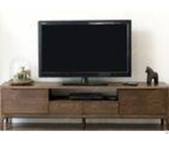 Long Hotel Tv Cabinet Walnut Solid Wood Frame Modern Style 1800 4 00 480