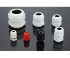 Ex Proof Nylon66 Waterproof Cable Gland White Black Color Pg Type