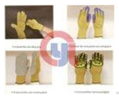 Customized Color Anti Cut Gloves Aramid Materials For Rescue And Relief Work