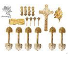Pale Gold Funeral Plastic Coffin Handles African Style H9003 Customized
