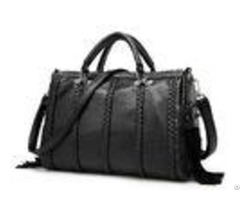 Tassel Crossbody Fashion Ladies Handbags Soft Leather For Business Trip