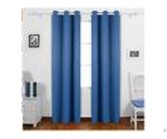 Dark Blue Custom Window Curtains With Multiple Sizes And Pattern Layouts