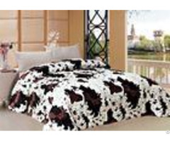 Cows Graphic Comforter Winter Quilt Sets With 150gsm Or 200gsm Polyester Filling