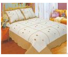Leaf Pattern Embroidery Quilt Kits With High Standardized Production Line