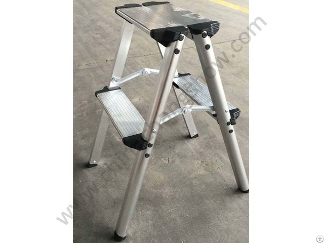 Double Side Aluminum Step Ladder Stool