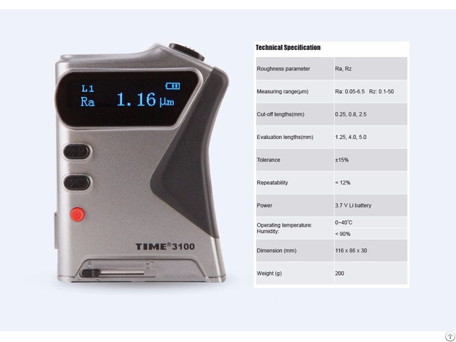 Best Price Surface Roughness Tester Time 3100 With Two Oled Indicators