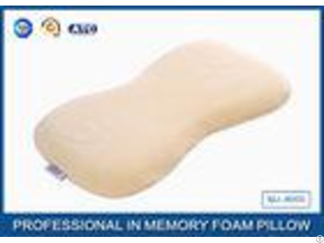 Curved Safe Memory Foam Baby Pillow For Infant Neck Shoulder And Flat Head