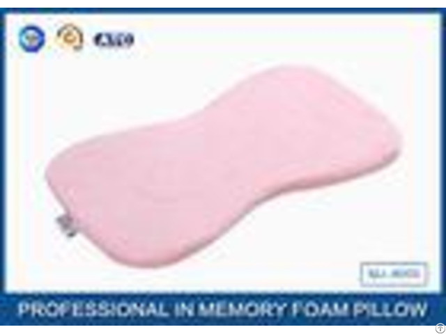 Non Toxic Breathable Memory Foam Baby Pillow Head Support Jacquard Velour Cover