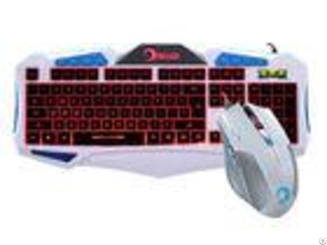 Led Backlit Gaming Keyboard And Mouse Combo Customized Layout 104 Key