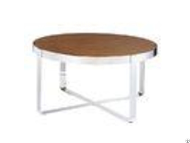 18mmt Mdf Solid Wood Coffee Table Foroffice Round Wooden Occasional Tables