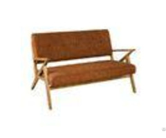 Rocket Brown Arm Accent Chair Solid Wood Leg With High Density Foam