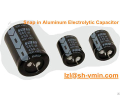 Ymin Snap In Horn Type Aluminum Electrolytic Capacitor 630v For Power Supply