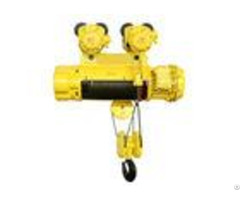 Remote Control Explosion Proof Electric Wire Rope Hoist 0 5 Ton To 16 Tons Yellow Color