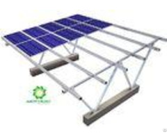 Photovoltaic Panel Carport Solar Systems 10 Years Warranty Al 6005 T5 Material
