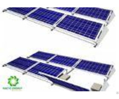 Easy Maintenance Ballasted Solar Mounting Systems Aluminum Al 6005 T5 Material