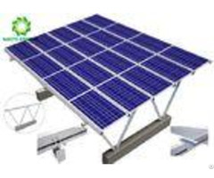 Water Repellent Ground Mount Solar Racking Systems Excellent Stability
