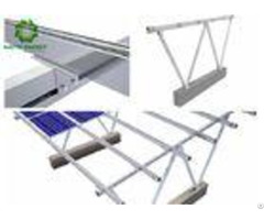 Easy Installed Silver Solar Panel Ground Mounting Systems Load Power