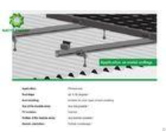 Pre Assembled Solar Pv Roof Mounting Systems Bracket Kits With Various Specs