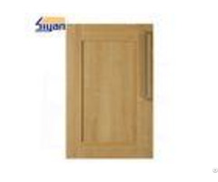 Wood Grain Shaker Kitchen Cabinet Doors 458 688mm With Pvc Film Wrapped