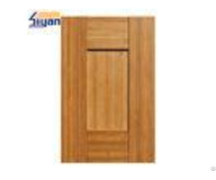 Five Panels Mdf Shaker Kitchen Cabinet Doors Dark Wood Grain Size Customized