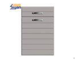 Pvc Thermofoil Modern Kitchen Cabinet Doors High Density With 408 618mm Size