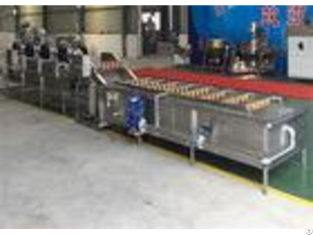 380v Automatic Fruit Canning Equipment High Precision Cleaning Drying Line