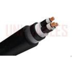 Mdpe 3 Core Armoured Electrical Cable Stranded Copper Conductor Waterblock Semi