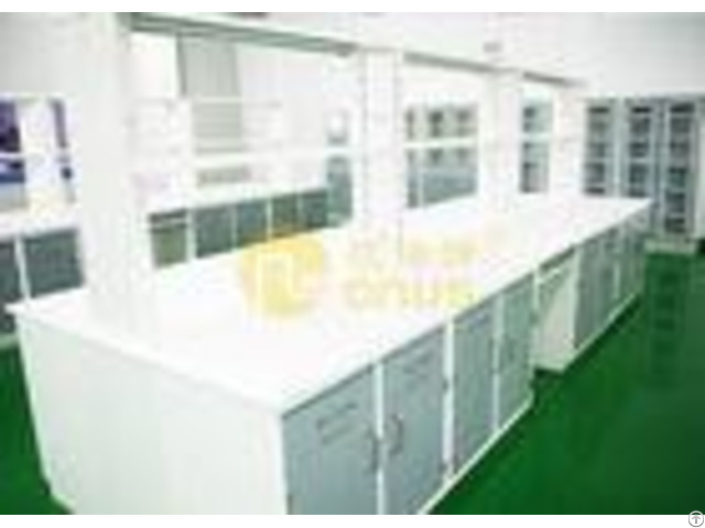 White Color University Laboratory Work Benches With Monolithic Technology