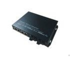 Ac 240v Single Mode Fiber To Ethernet Media Converter 2 4 Port 10 100 1000m Rj45