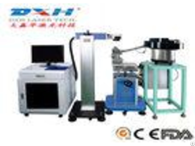 20w Fiber Laser Marking Machine For Ceramics Pe Abs Material Custom Design