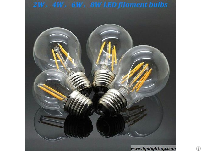 8w E27 Led Filament Bulbs