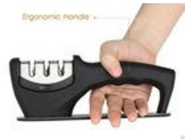 Professional Portable Ceramic Knife Sharpener Stainless Steel Kitchen Tools