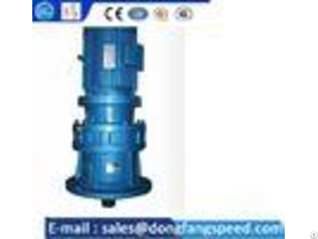 Single Vertical Cycloidal Gear Reducer Steel Or Cast Iron Material