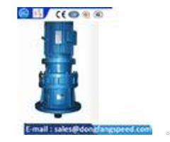 Single Vertical Cycloidal Gear Reducer Steel Or Cast Iron Material