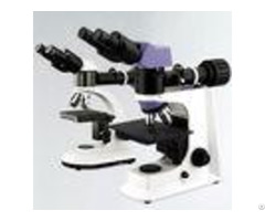 Quadplex Nosepiece Upright Metallurgical Microscope Reflecting Halogen Illumination