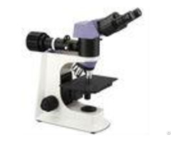 10x 18mm Eyepiece Upright Metallurgical Microscope Reflecting Halogen Illumination