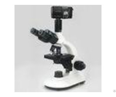 Trinocular Head Electric Binocular Microscope Optical Glass Lens 100x Objective