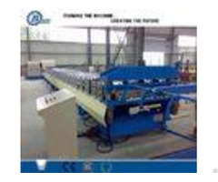 High Speed Steel Roof Panel Roll Forming Machine With Hydraulic Station