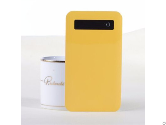 China Wholesale Ultra Thin Touch Screen 5000mah Power Bank With Customized Logo