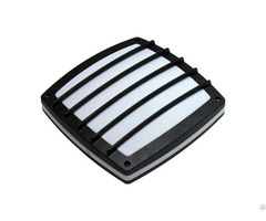 Square Bulkhead Wall Light With Grill Ip65 Ik10 20w From Manufacture