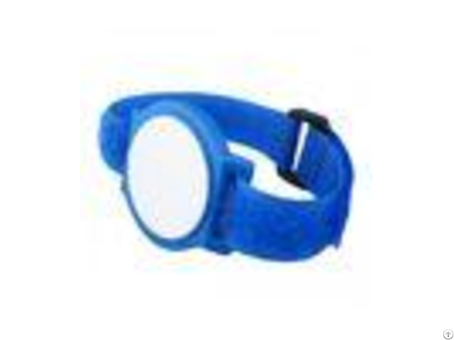 Nylon Strap Ntag213 Rfid Chip Wristband Silkscreen Printing For Swimming Pool