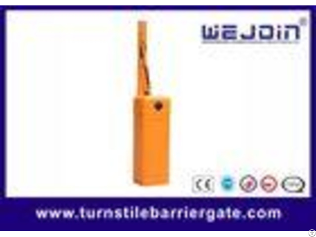 Orange Housing Barrier Gate Arms With Fast Speed Motor And Iron Material