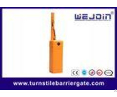 Orange Housing Barrier Gate Arms With Fast Speed Motor And Iron Material