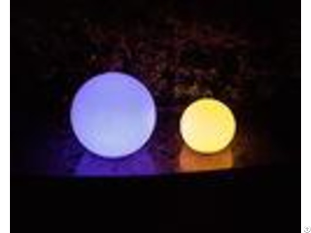 Multi Color Change Solar Led Ball Ip68 Waterproof With Remote Control