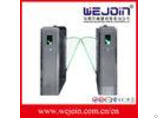 110v 220v Stainless Steel Flap Barrier Gate With Anti Tailing Function For Metro Stations