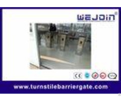 Professional Metro Subway Turnstile Barrier Gate With 304 Stainless Steel Housing