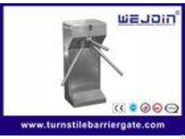 Low Noise Pedestrian Access Control Tripod Turnstile Gate Ac 110v 220v