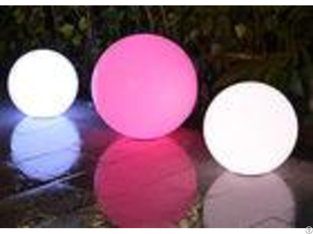 Illuminated Decorative Outdoor Led Ball Remote Controller Dc Charging Mode