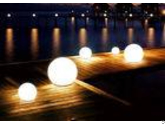 Uv Resistant Floating Pool Lights Waterproof Ip65 Durable Pe Plastic Material